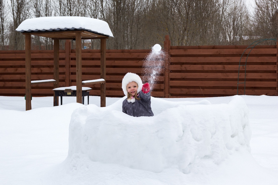 Winter outdoor activities for children